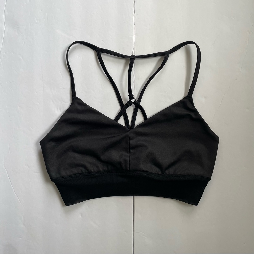 Alo Yoga Lavish black sports bra in size Small